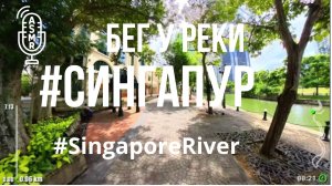 Видео для бега на беговой дорожке с окружающими звуками | Виртуальная пробежка #Singapore #River