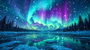 ❄️ ОЧЕНЬ КРАСИВАЯ УСПОКАИВАЮЩАЯ МУЗЫКА ДЛЯ СНА 🎵 РАССЛАБЛЯЮЩАЯ МУЗЫКА ДЛЯ ДУШИ И СЕВЕРНОЕ СИЯНИЕ