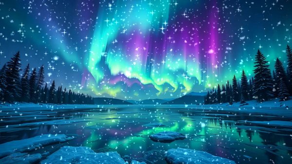 ❄️ ОЧЕНЬ КРАСИВАЯ УСПОКАИВАЮЩАЯ МУЗЫКА ДЛЯ СНА 🎵 РАССЛАБЛЯЮЩАЯ МУЗЫКА ДЛЯ ДУШИ И СЕВЕРНОЕ СИЯНИЕ