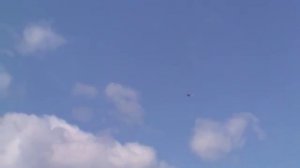 Полёт тренировочной модели высокоплана  ﹤Ленивый﹥ ,  Бахаревка  08.07.2010.