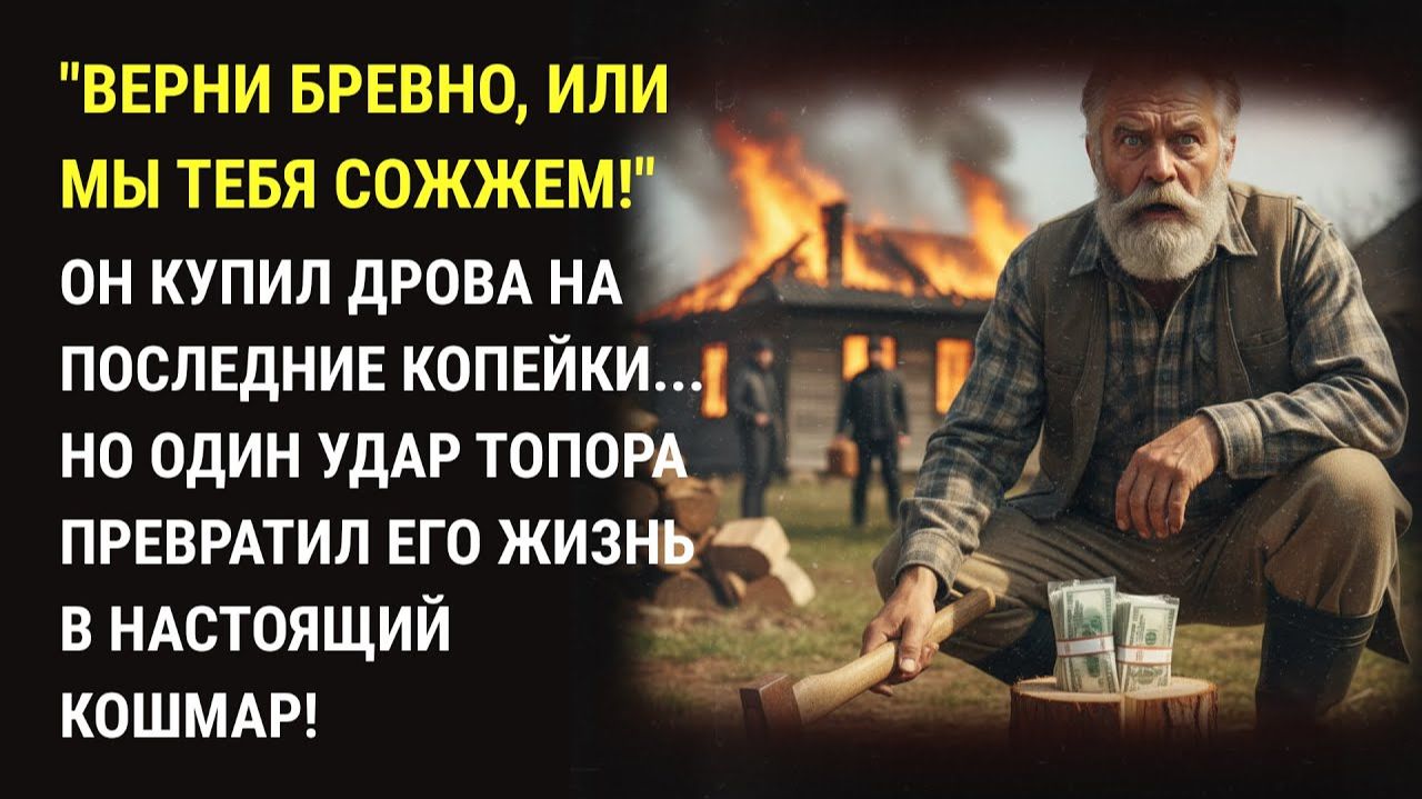 Жизненная история Купил дрова на последние деньги, а внутри нашел клад и страшную тайну! Жизненная история Купил дрова на последние деньги, а внутри нашел клад и страшную тайну!