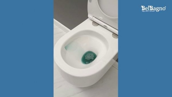 Унитаз подвесной BelBagno Soft BB084CH-TORSC безободковый, торнадо, с сиденьем микролифт, белый