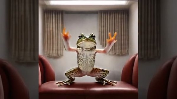 Лягушка танцует Funny Video