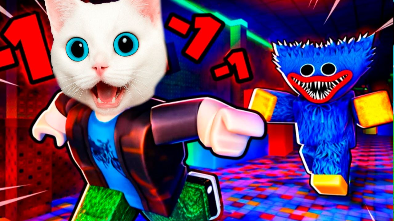 ПОБЕГ ОТ ХАГГИ ВАГГИ +1 СКОРОСТЬ В РОБЛОКС КОТЁНОК КРОНОС