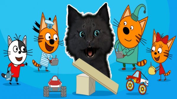 Три Кота 🐱 ГОНКИ НА УПРАВЛЯЕМЫХ МАШИНКАХ 🐱 С ГОВОРЯЩИМ СУПЕР КОТОМ (ТРИ КОТА) android #214