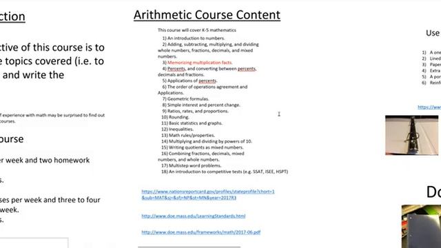 Arithmetic Course--Class 1_ An Introduction, Course Content, and Staying Organized смотреть онлайн