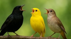 Пение птиц - Раннее утреннее чириканье диких птиц. Расслабляющие звуки птиц снимают стресс