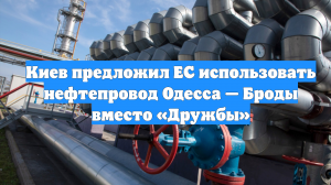 Киев предложил ЕС использовать нефтепровод Одесса — Броды вместо «Дружбы»