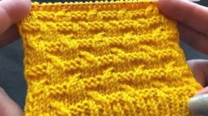 🧶НЕОБЫЧНЫЙ РЕЛЬЕФНЫЙ УЗОР СПИЦАМИ💚