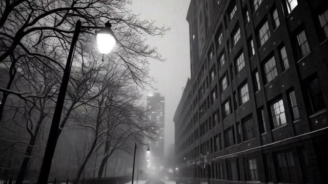 фонарь в зимнем городе,футаж для видеомонтажа