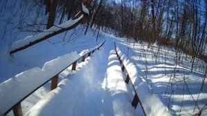 13 лыжный поход. Воробьёвы горы.