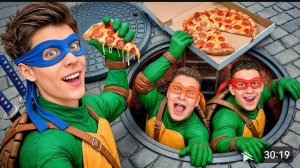 ЧЕРЕПАШКИ НИНДЗЯ в Реальной Жизни !