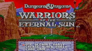 Dungeons & Dragons: Warriors of the Eternal Sun | Sega Mega Drive (Genesis).