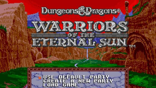 Dungeons & Dragons: Warriors of the Eternal Sun | Sega Mega Drive (Genesis).