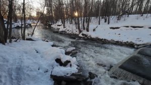 Водопад в городе. Уфа, Инорс, зима 2026