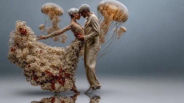 I'M WEARING ANEMONES - ORIGINAL POETRY, MUSIC VIDEO & AI ART-(1074p25)