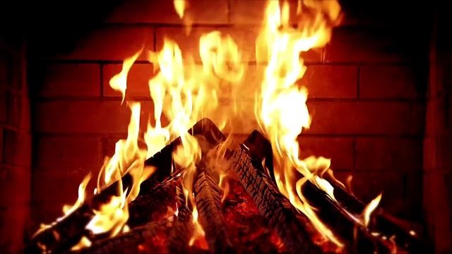Камин 4К / Звуки камина / Треск камина / Вечерний вайб смотреть онлайн