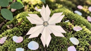 Бумажные цветы в технике оригами