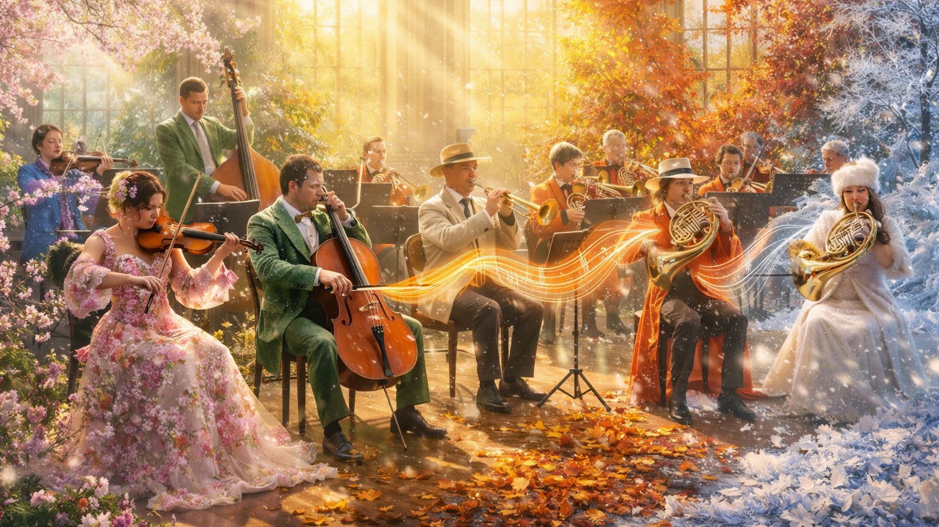 SRMF ◾️ Ritornello delle Stagioni | Риторнелло времён года | Copyright-free music