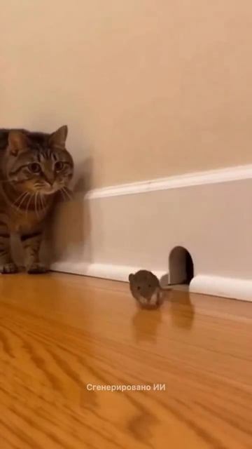 Боже мой котик гений, всего-лишь пукнул и 🐁 здохла