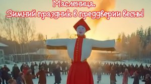 Масленица.  Зимний праздник в преддверии весны! Премьера песни!