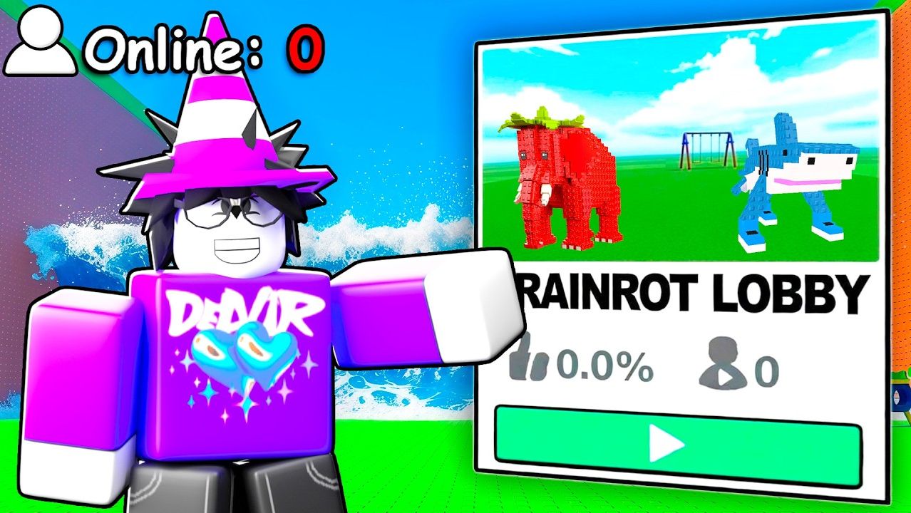 РОБЛОКС😱 24 ЧАСА в БРЕЙНРОТ Играх с 0 ОНЛАЙНОМ смотреть онлайн