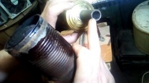 Печь в палатку из консервных банок