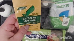 Моя схема подкормка для растишек до высадили в грунт