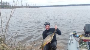 Подводная охота. Рефтинский. Октябрь.