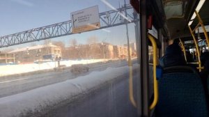 поездка на автобусе ЛиАЗ 6213 борт 191690, по маршруту 741