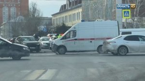 На перекрёстке улиц Климова, Куйбышева и Ленина произошло ДТП 21.02.2026