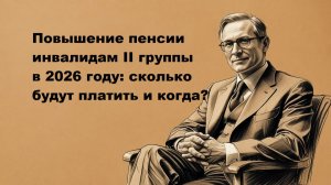 Повышение пенсии в 2026 году инвалидам 2 группы