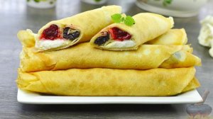 БЛИНЧИКИ С ТРЕМЯ НАЧИНКАМИ