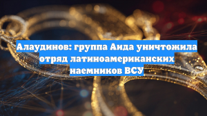 Алаудинов: группа Аида уничтожила отряд латиноамериканских наемников ВСУ