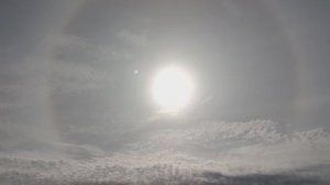 Чудо над морем. Гало - впервые вижу это удивительное природное явление.