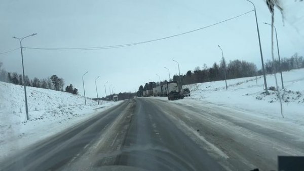 Выехал из Читы! Авария на глазах в Улан-Удэ! Добрался до Иркутска и всю машину замарал!!!