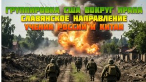 Новости СВО Сегодня-Группировка США вокруг Ирана Славянское направление Учения России и Китая