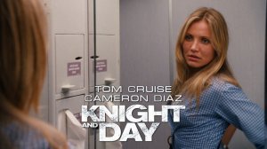 Tom Cruise, Cameron Diaz. Once upon a time on board an airplane (Knight & Day, 2010)