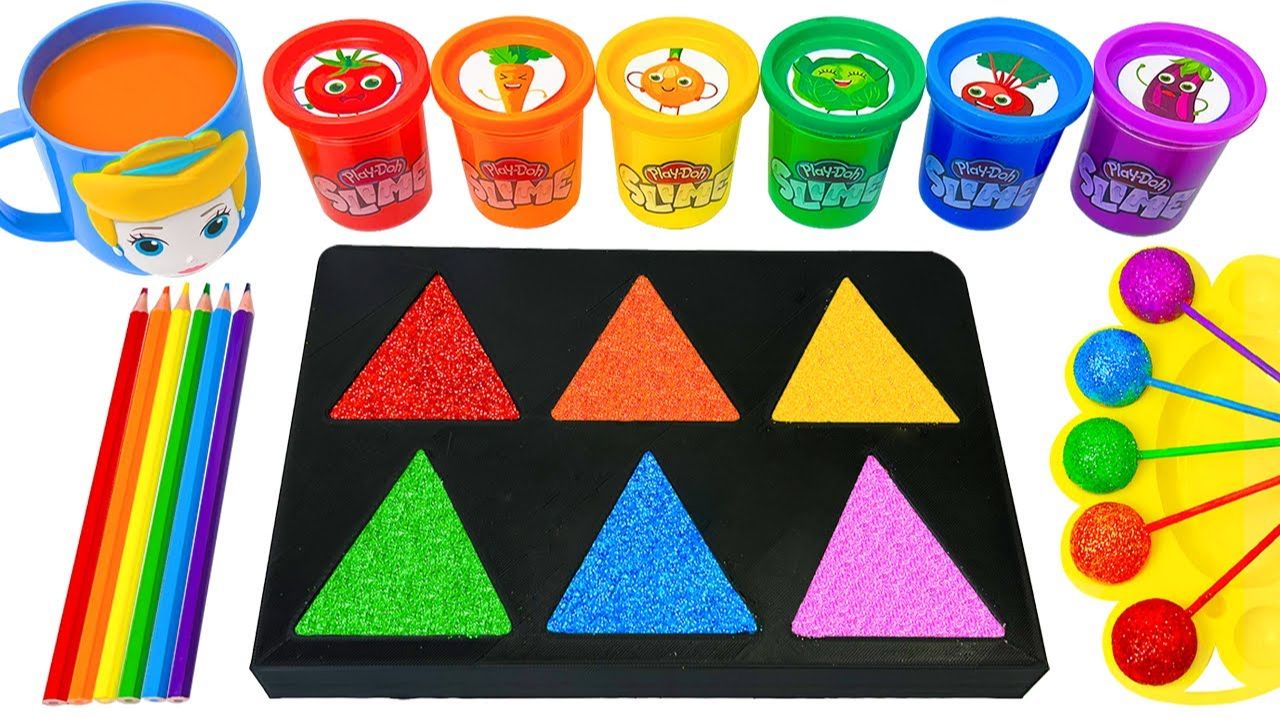 ИГРАЕМ В СЛАЙМЫ ЗАЛИВАЕМ В ФОРМУ ТРЕУГОЛНИКОВ АСМР ВИДЕО ДЛЯ ДЕТЕЙ ДЕТСКИЙ КАНАЛ ИГРАЛКИ-ЗАЛИПАЛКИ смотреть онлайн