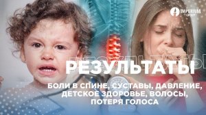 Результаты приема продукции Imperium Group