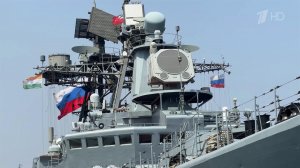 Фрегат "Маршал Шапошников" принимает участие в военно-морских учениях "МИЛАН-2026".