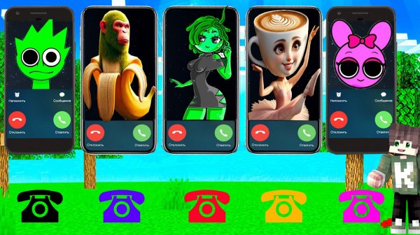 ВЫБЕРИ ПРАВИЛЬНЫЙ ТЕЛЕФОН В МАЙНКРАФТ