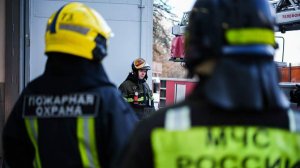 В центре Москвы произошел пожар в жилом доме