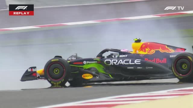 Формула-1. Разворот Лоусона на тестах в Бахрейне (1 день, утро)