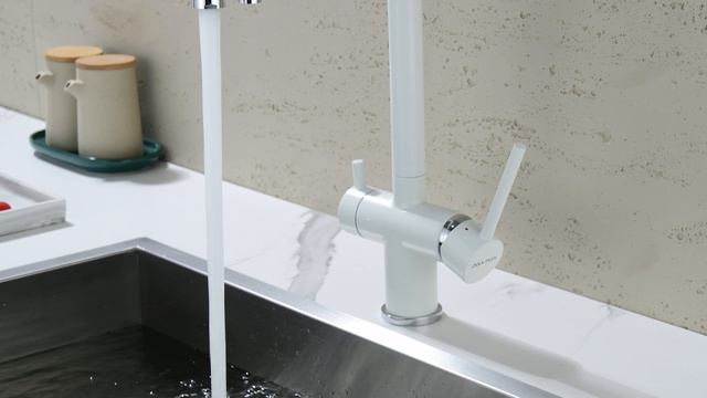 Смеситель для кухни с подключением к фильтру Paulmark Serpentine Se213222-431