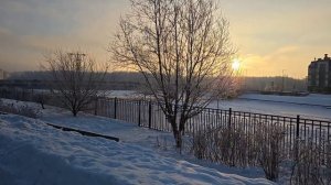 Прекрасная Зима и Солнечное Гало