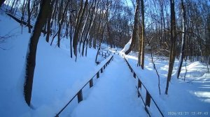 13 лыжный поход. Воробьёвы горы.