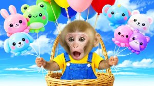 Мультики для детей. Обезьянка превратилась в супергероя/видео про обезьянку, мультик