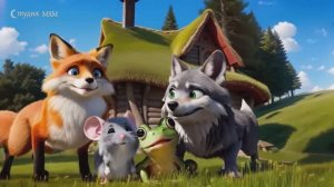 Сказка Теремок - весёлая песня _ Сказка для детей _ Русские сказки _ Новый мультфильм