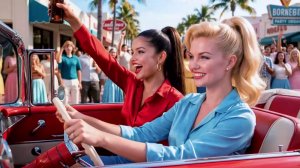 Весенние каникулы во Флориде - AI ретро